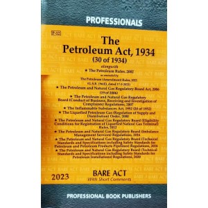 Professional's Petroleum Act, 1934 Bare Act 2023